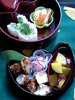 ２０１０年１２月冬の幼稚園児のための和風弁当