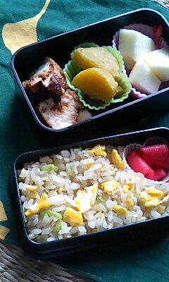 もうすぐ師走の頃の幼稚園児のための和風弁当