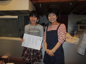 小学生の食育教室・初の６年生卒業生を送り出す